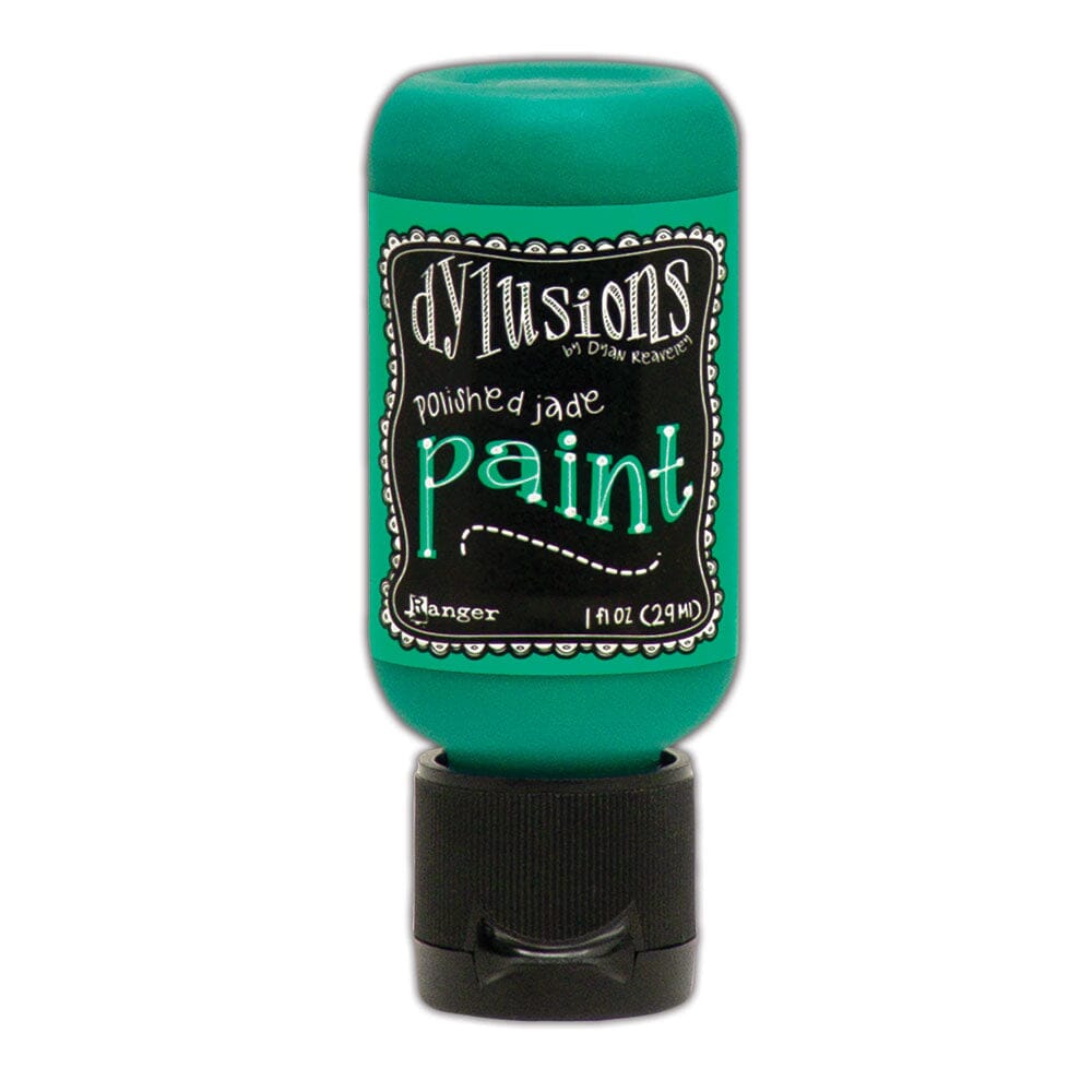 Dylusions Flip Cap Paint Polished Jade, 1oz Paint Dylusions 