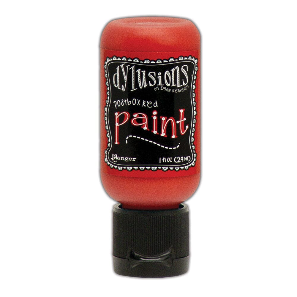 Dylusions Flip Cap Paint Postbox Red, 1oz Paint Dylusions 