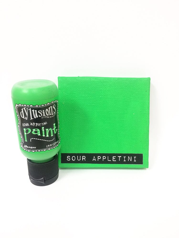 Dylusions Flip Cap Paint Sour Appletini, 1oz Paint Dylusions 