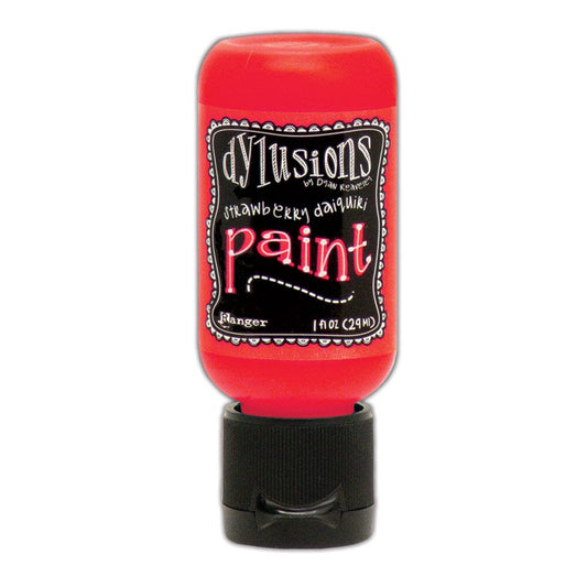 Dylusions Flip Cap Paint Strawberry Daiquiri, 1oz Paint Dylusions 
