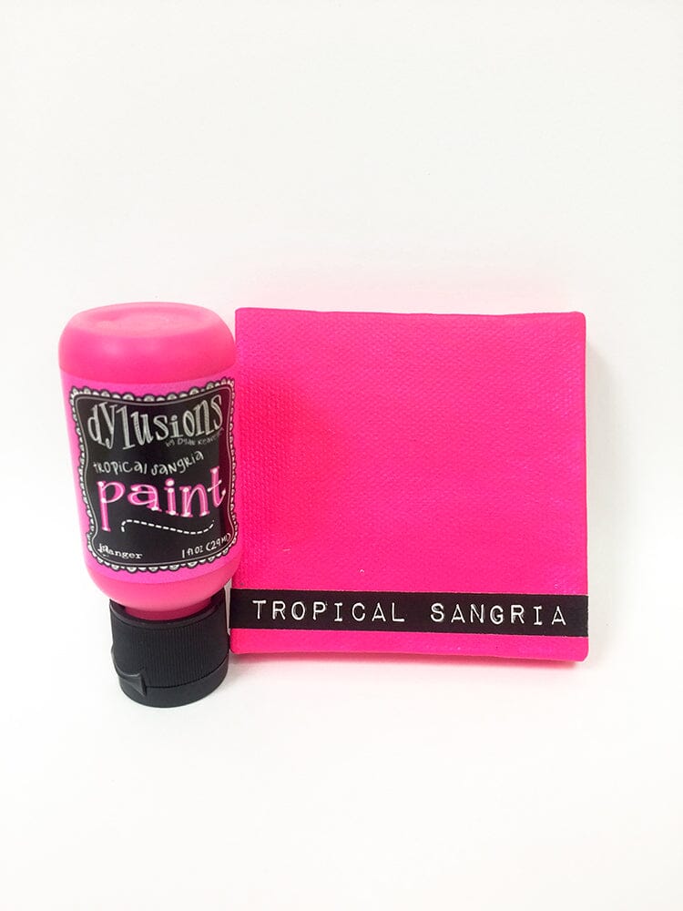 Dylusions Flip Cap Paint Tropical Sangria, 1oz Paint Dylusions 