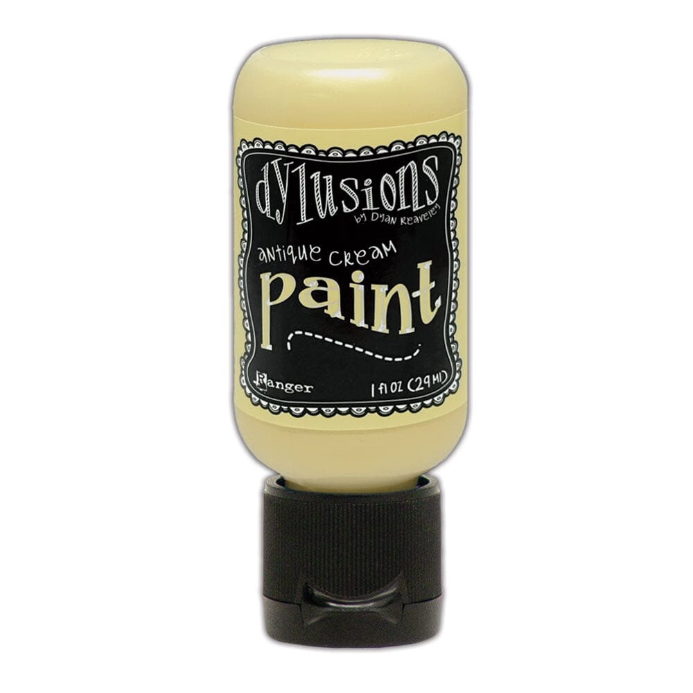 Dylusions Flip Cap Paint Antique Cream, 1oz Paint & Mediums Dylusions 