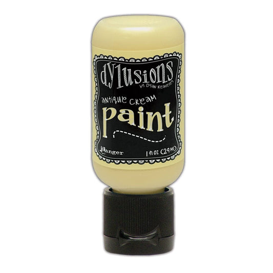 Dylusions Flip Cap Paint Antique Cream, 1oz Paint & Mediums Dylusions 