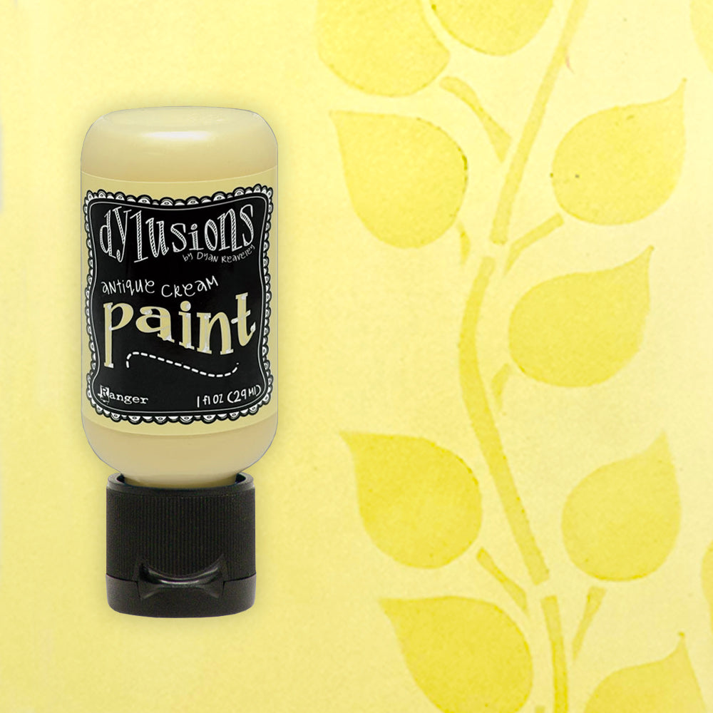 Dylusions Flip Cap Paint Antique Cream, 1oz