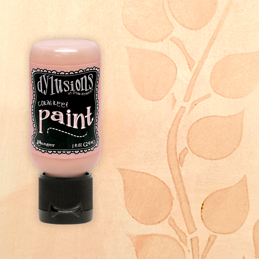 Dylusions Flip Cap Paint Coral Reef, 1oz
