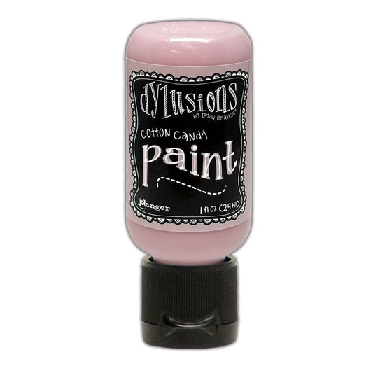 Dylusions Flip Cap Paint Cotton Candy 1oz Paint & Mediums Dylusions 