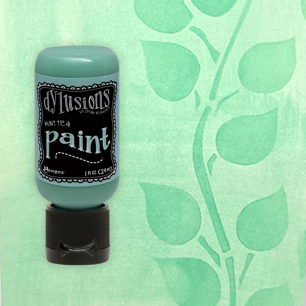 Dylusions Flip Cap Paint Mint Tea 1oz