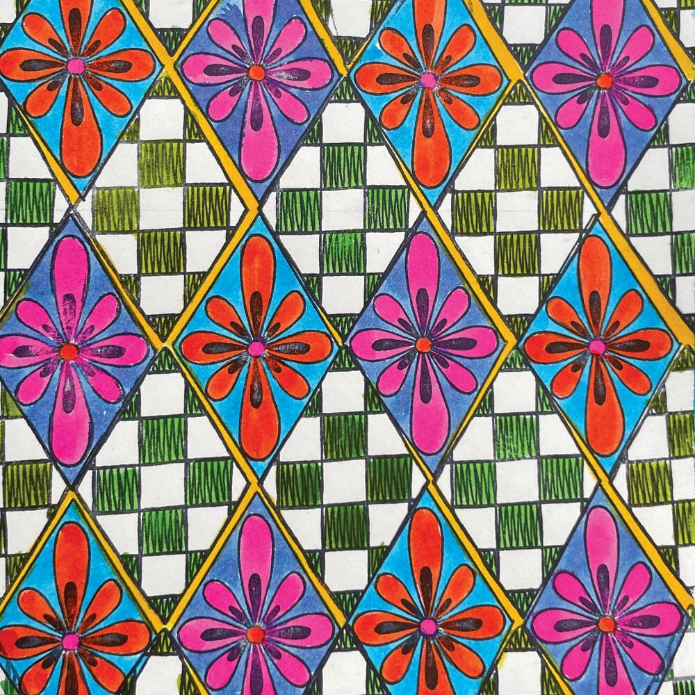 Dylusions Stampers Anonymous Cling Mount Stamp Block It Stamps Dylusions 