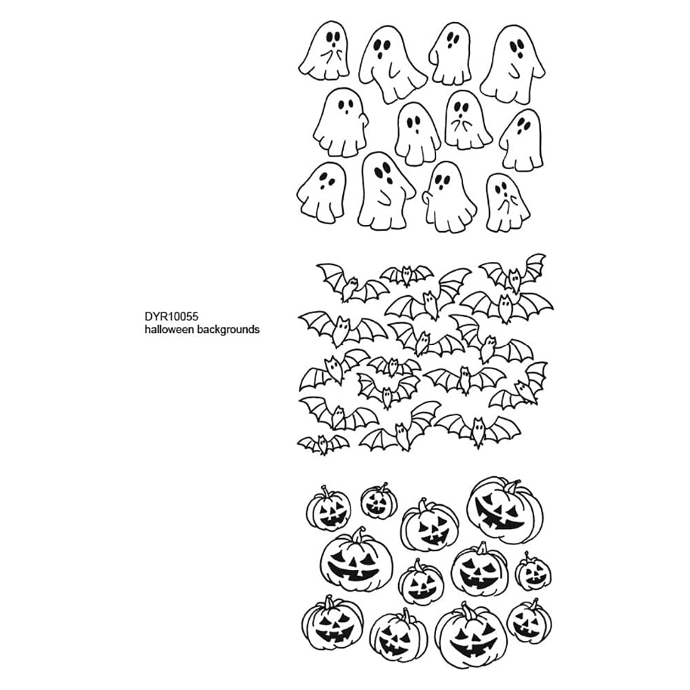 Dylusions Stampers Anonymous Cling Mount Stamp Halloween Backgrounds Stamps Dylusions 