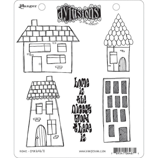 Dylusions Cling Mount Stamps Home Stamps Dylusions 