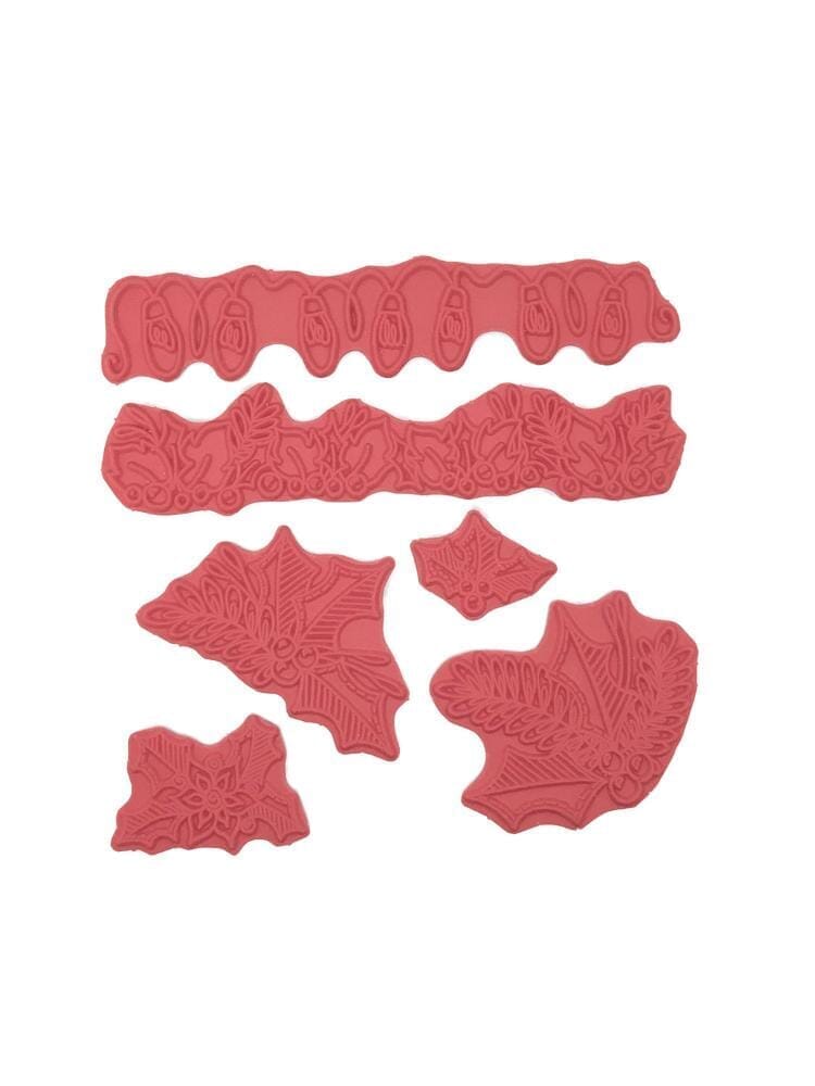 Dylusions Cling Mount Stamps Holly and the Ivy Stamps Dylusions 