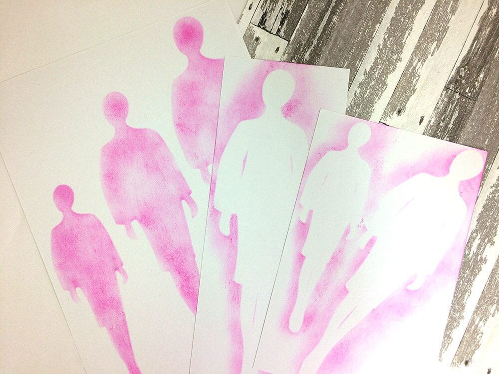 Dylusions Stencils Silhouettes Emmi Stencil Dylusions 