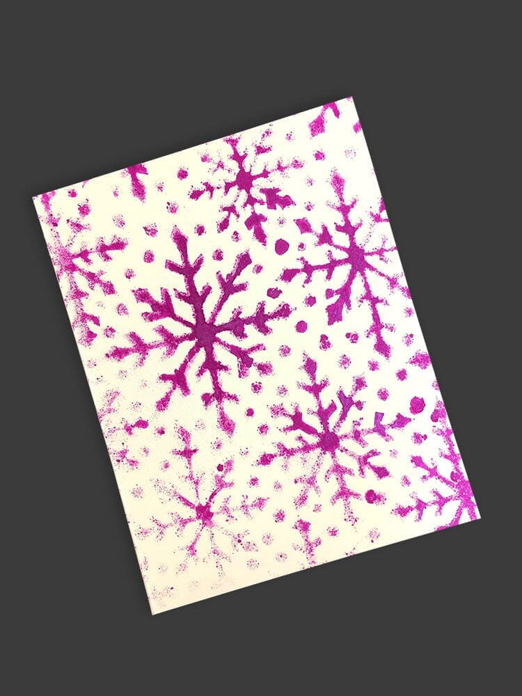 Dylusions Stencil Snowflake Stencil Dylusions 