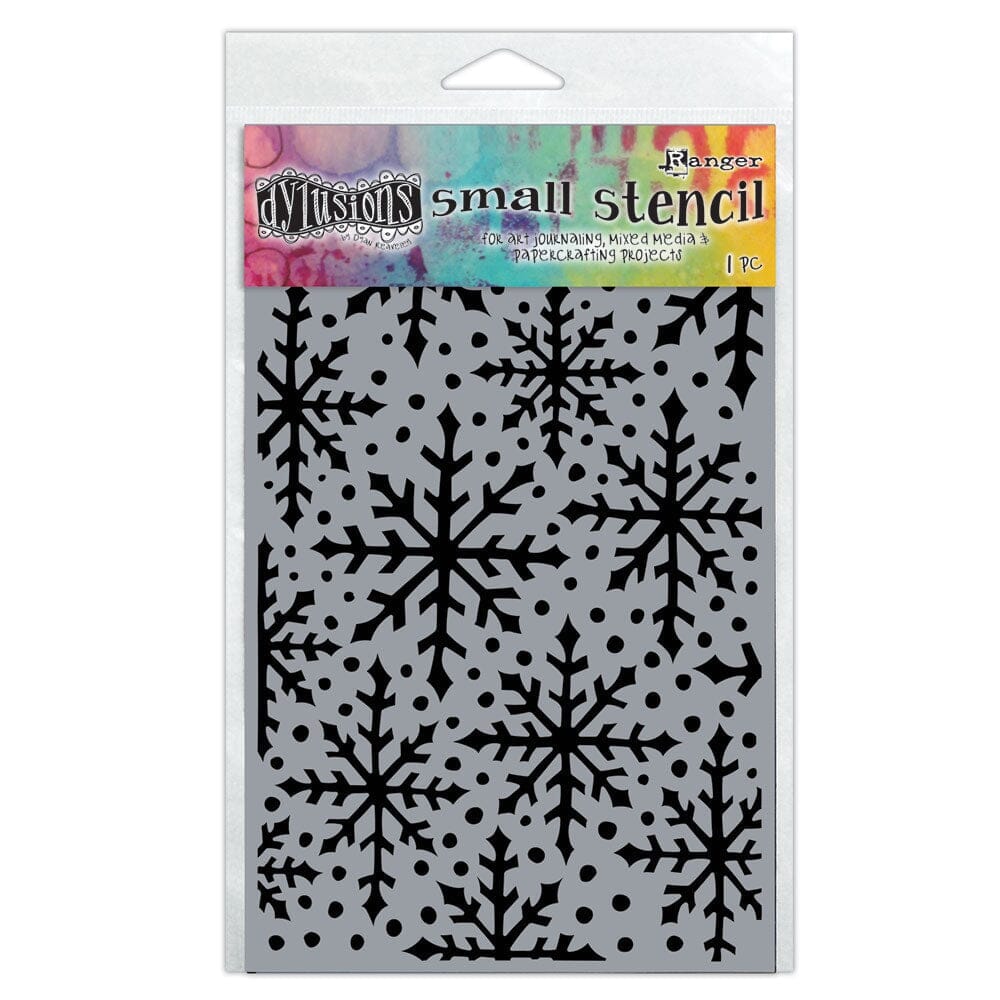 Dylusions Stencil Snowflake Stencil Dylusions Small 