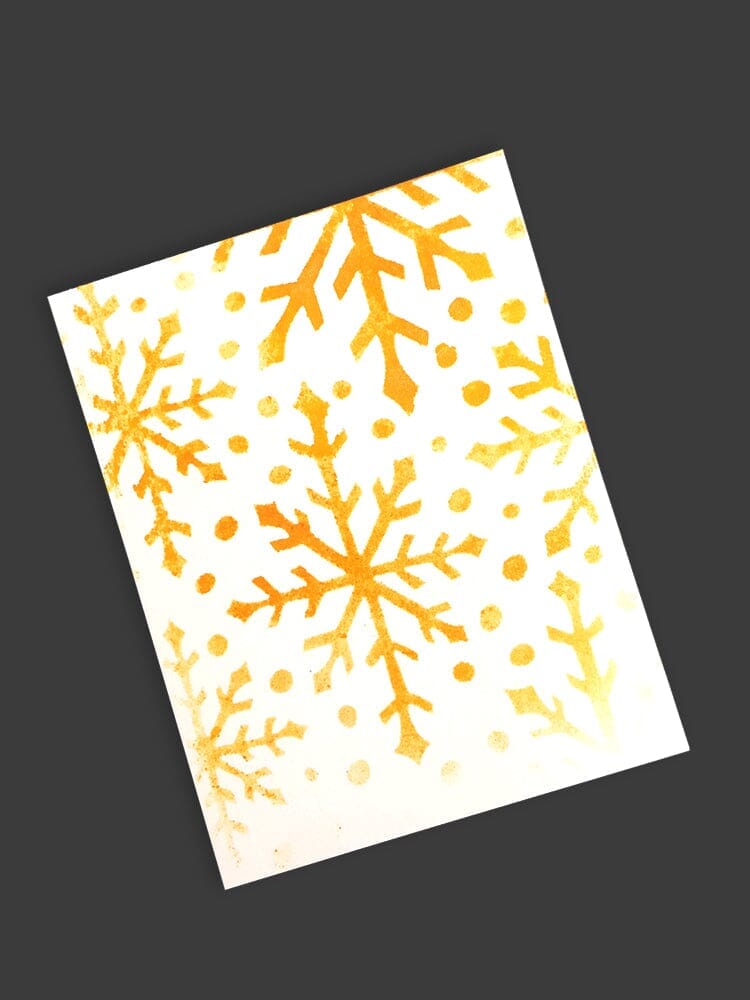 Dylusions Stencil Snowflake Stencil Dylusions 