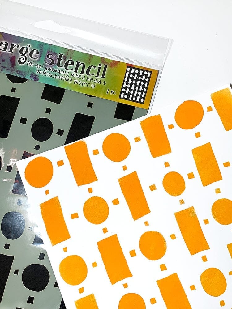 Dylusions Stencils Large Retro