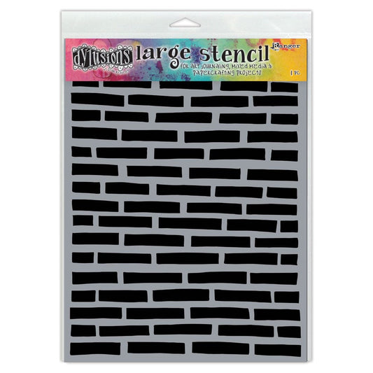 Dylusions Stencils Large Slats Stencil Dylusions 