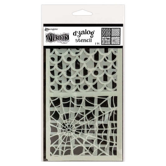 Dylusions Dyalog Stencil - Stencil It Too Stencil Dylusions 