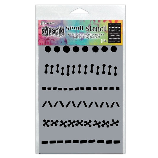 Dylusions Stencils A Stitch in Time Stencil Dylusions Small 5 x 8 