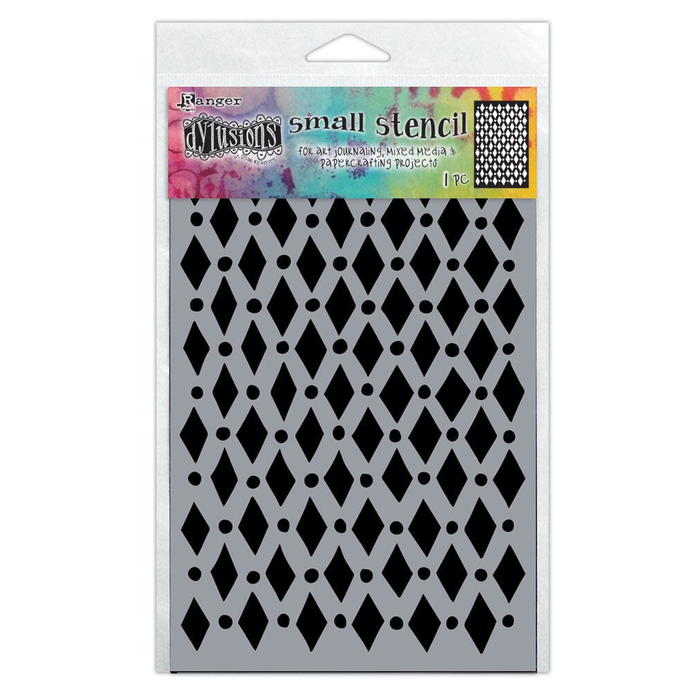 Dylusions Stencils Court Jester Stencil Dylusions Small 5 x 8 