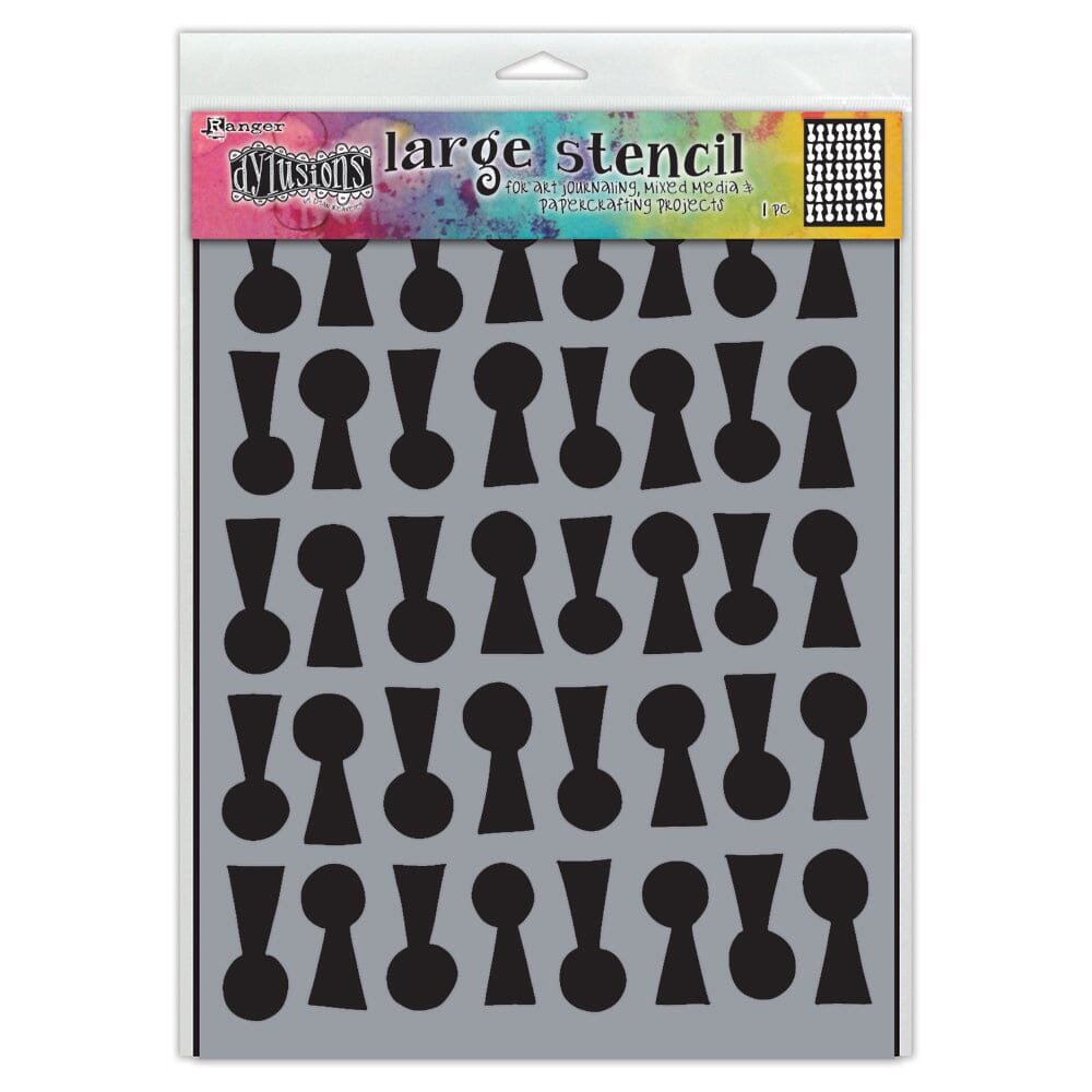 Lot De Tampons Dylusions Dyary - 42 Tampons Transparents Pour Journal Créatif (27,9 X 11 Cm)