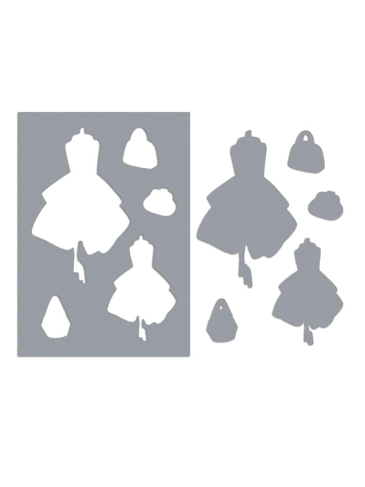 Dylusions Stencils & Masks Ladies Who Lunch Stencil Dylusions 