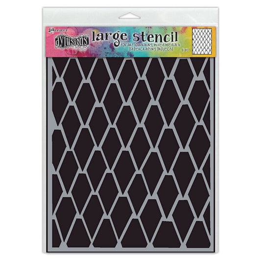 Dylusions Stencil Large On Point Stencil Dylusions 