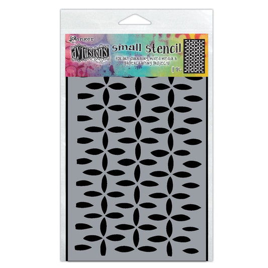 Dylusions Stencil Small Retro Grid Stencil Dylusions 