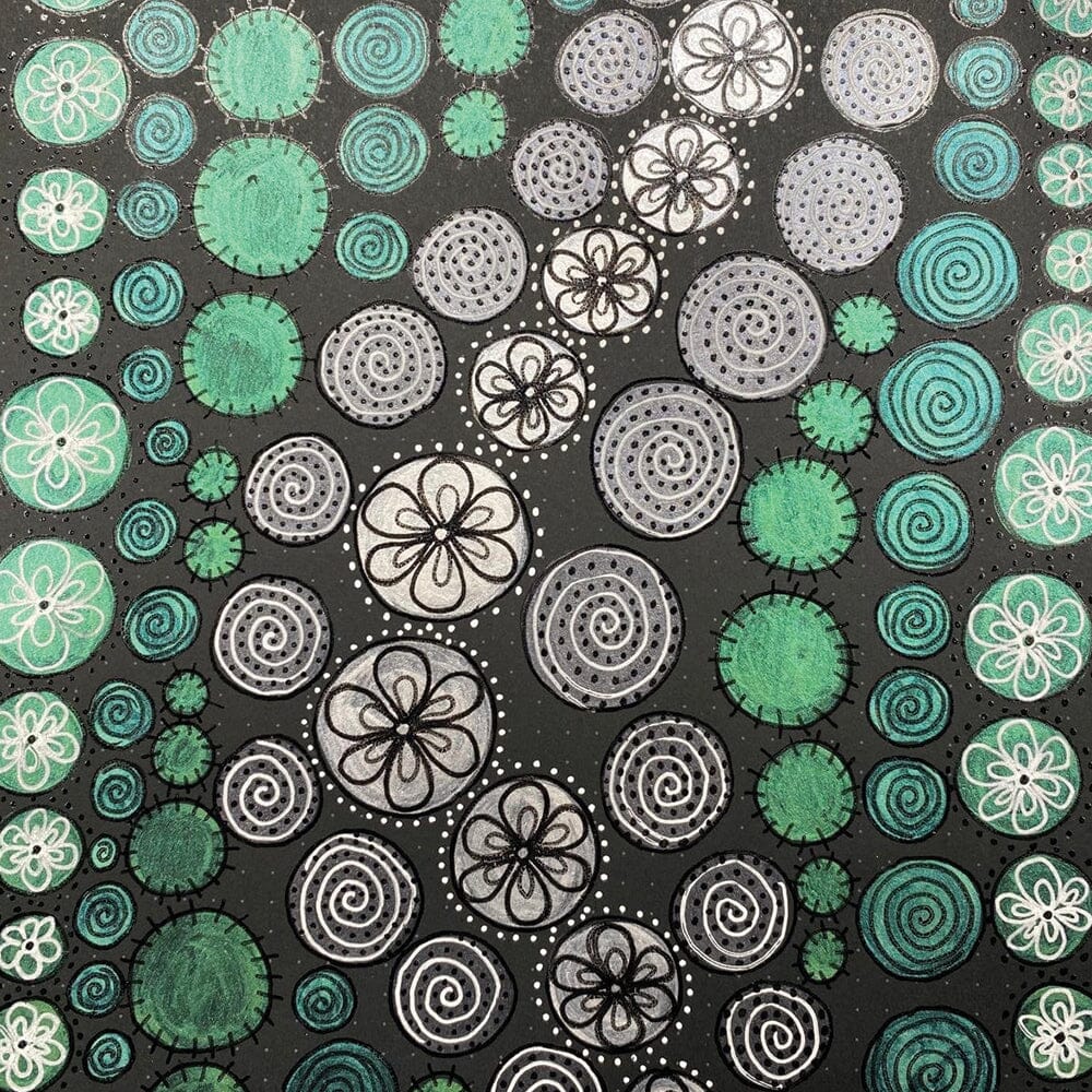 Dylusions Stencil Small Drip Drops Stencil Dylusions 