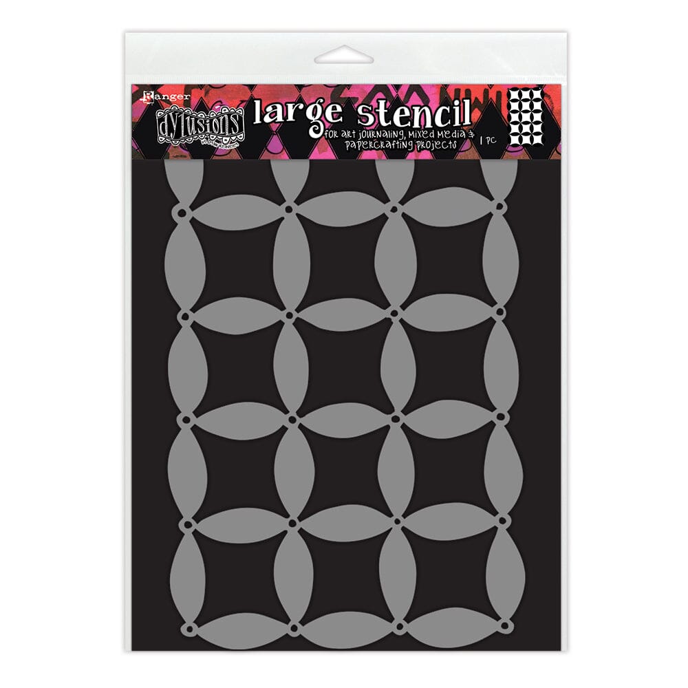 Dylusions Stencil Large Outer Peace Stencil Dylusions 