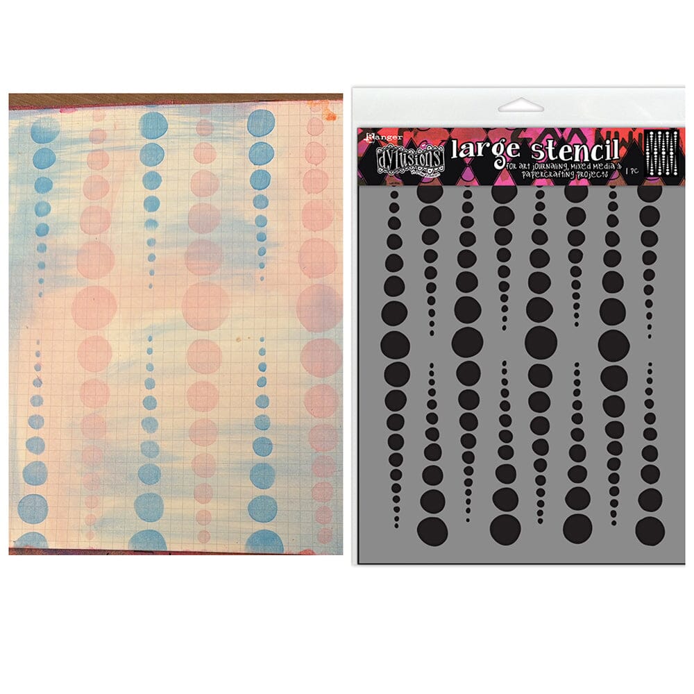 Dylusions Stencil Large Scale Up