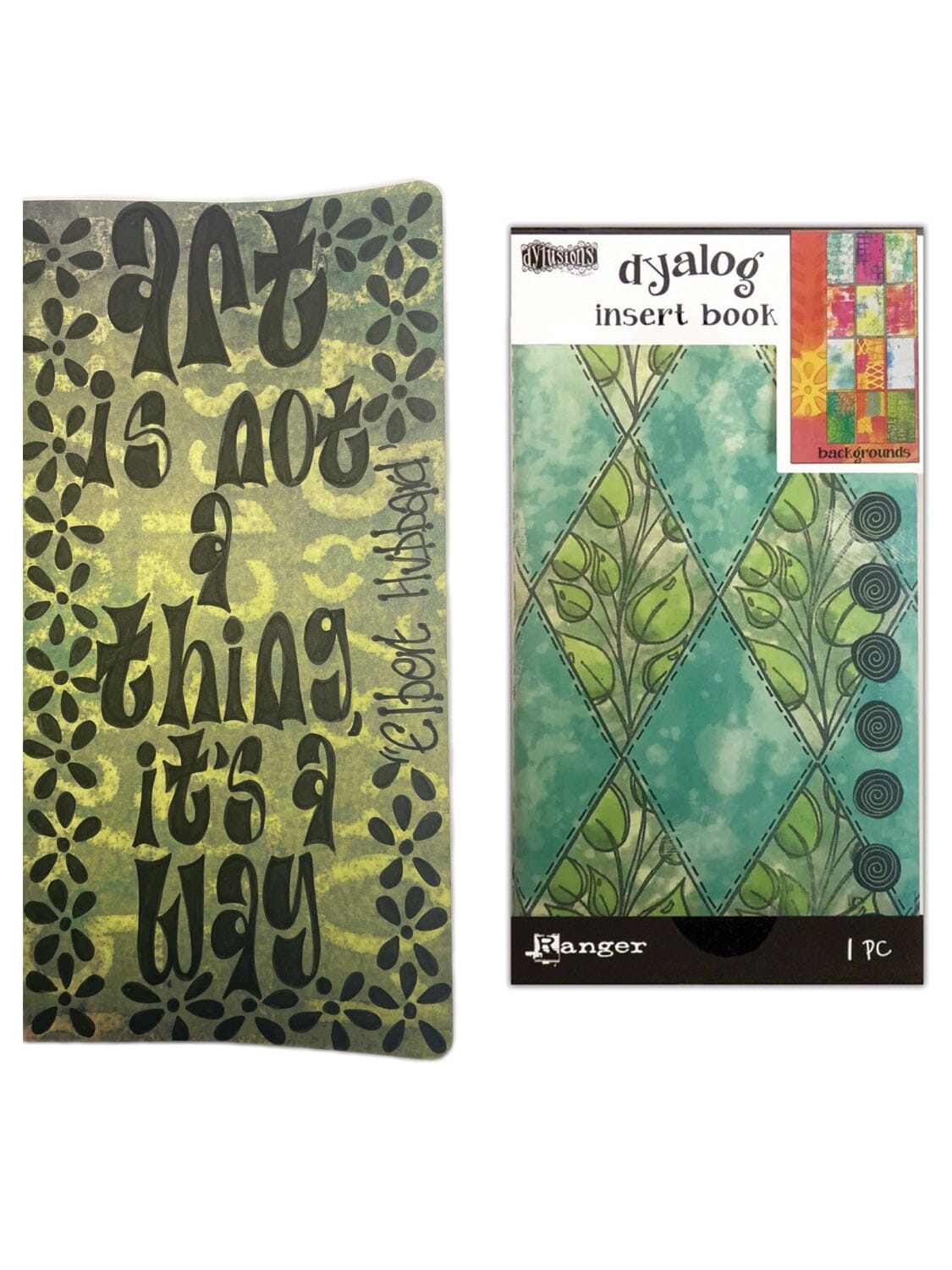 Dylusions Dyalog Backgrounds #3 Insert Book Tools & Accessories Dylusions 