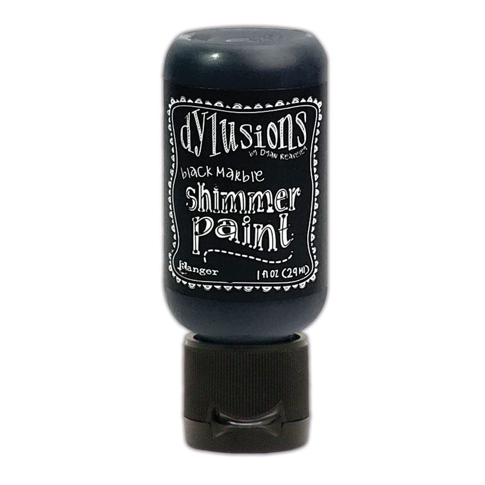 Dylusions Shimmer Paint Black Marble, 1oz Paint Dylusions 