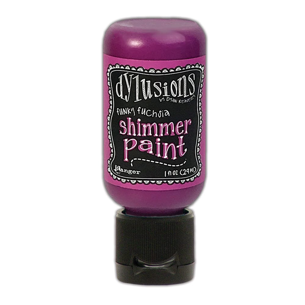 Dylusions Shimmer Paint Funky Fuchsia, 1oz Paint Dylusions 