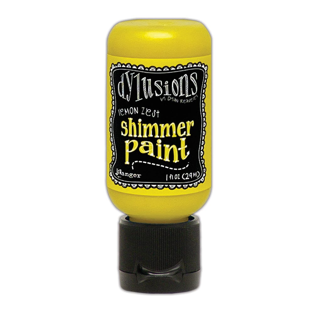 Dylusions Shimmer Paint Lemon Zest, 1oz Paint Dylusions 