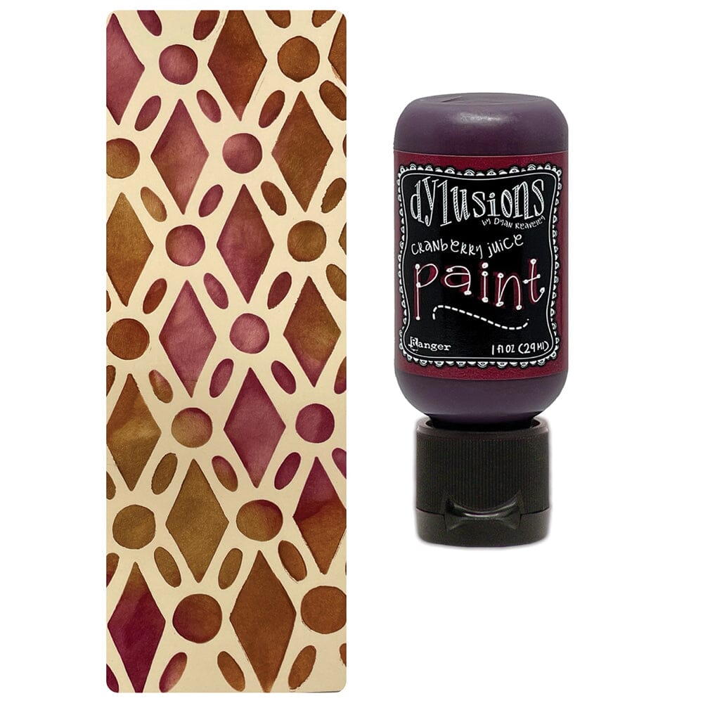 Dylusions Flip Cap Paint Cranberry Juice, 1oz Paint Dylusions 