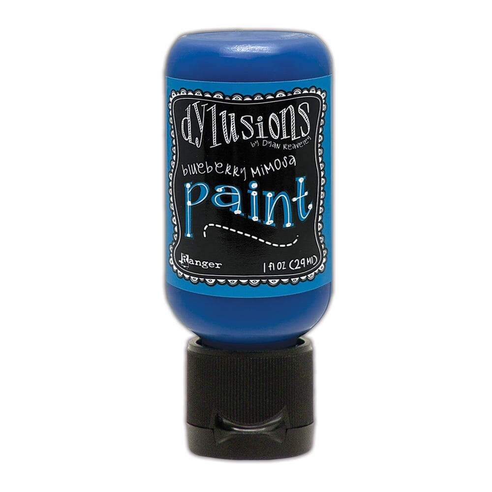 Dylusions Flip Cap Paint Blueberry Mimosa, 1oz Paint & Mediums Dylusions 