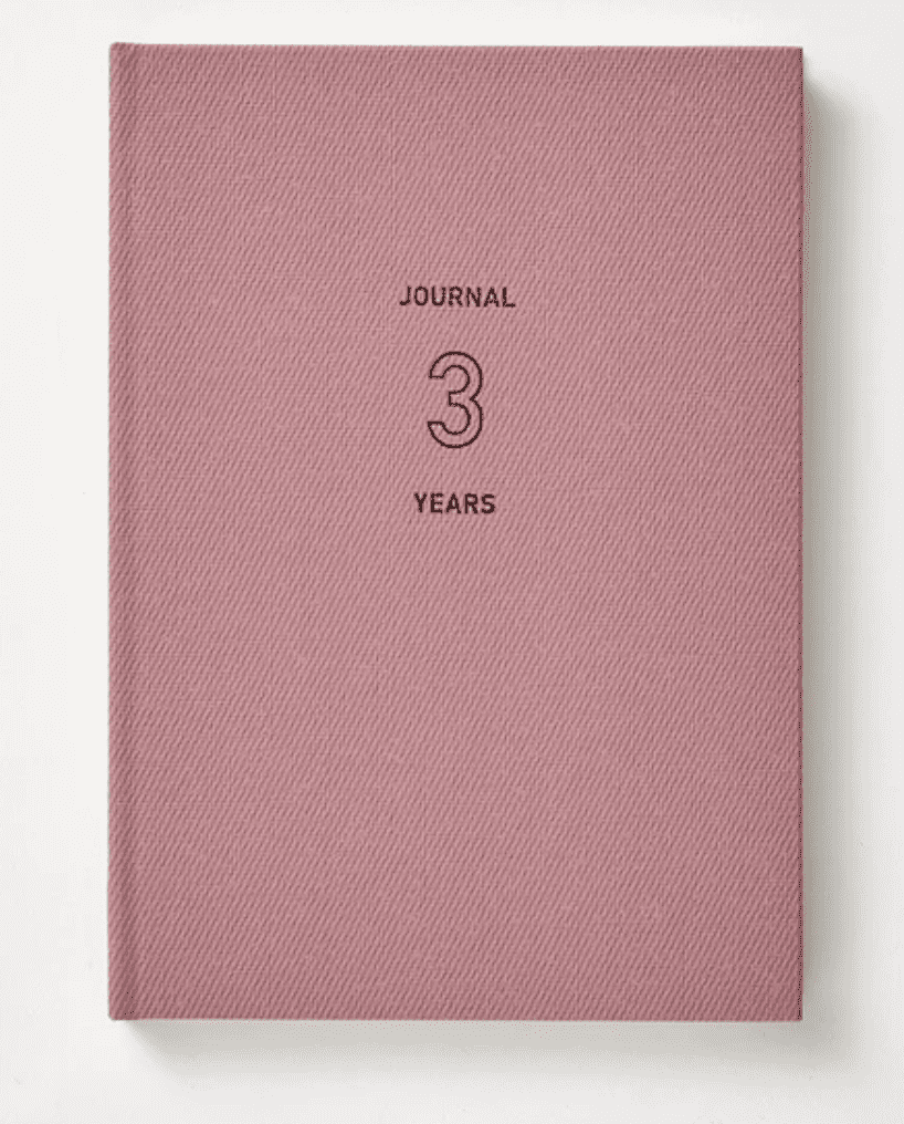 Daigo Date Free Easy 3 Year Journal B6 - Pink Tools & Accessories Daigo 