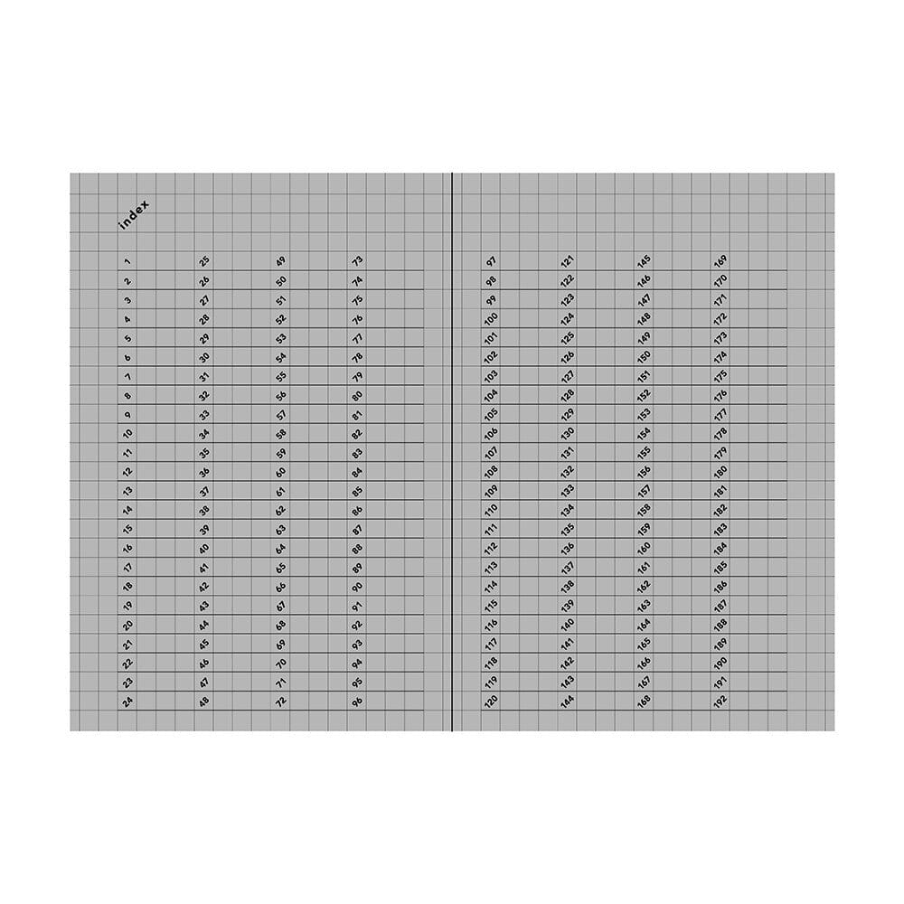 Daigo Isshoni A6 Grid Notebook - Clear Tools & Accessories Daigo 