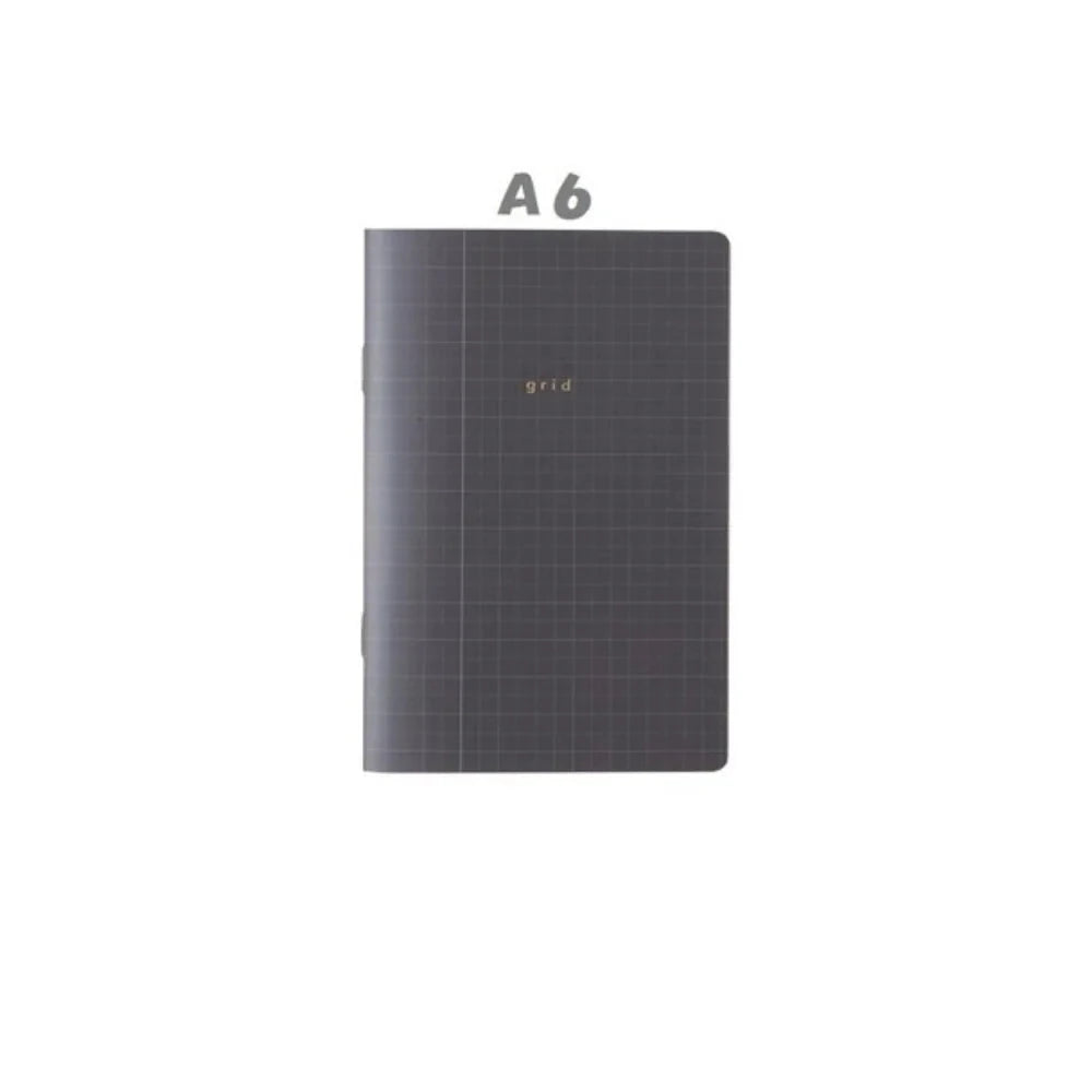 Daigo Isshoni Grid Notebook - Black Surfaces Daigo A6 