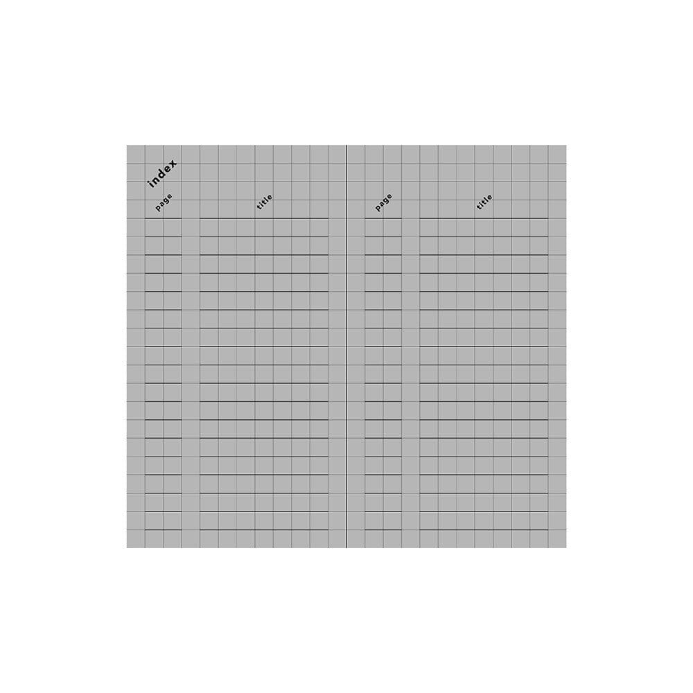 Daigo Isshoni Mini Grid Notebook - Black Surfaces Daigo 