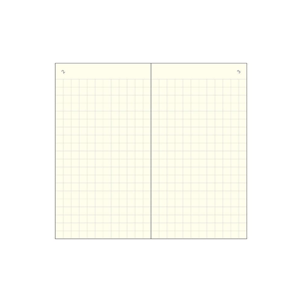 Daigo Isshoni Mini Grid Notebook - Pink Surfaces Daigo 