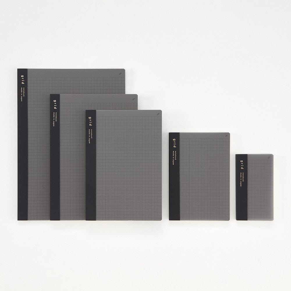 Daigo Isshoni Mini Grid Notebook - Black Surfaces Daigo 