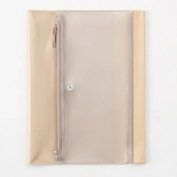 Daigo Isshoni Pen Case Notebook Cover Tools & Accessories Daigo A5 Beige 
