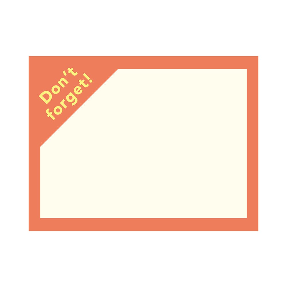 Daigo Isshoni Sticky Note Roll - Don't Forget Red Tools & Accessories Daigo 