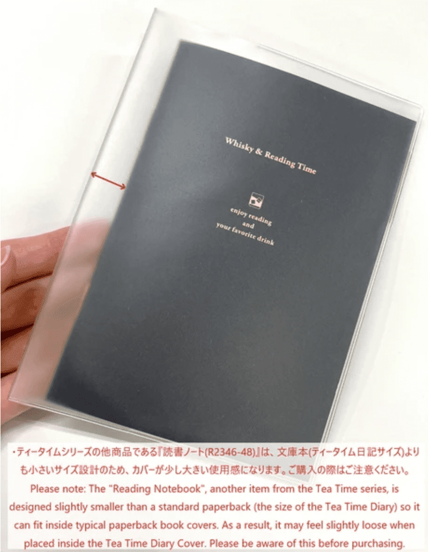 Daigo Tea & Diary Time Diary Clear Cover Tools & Accessories Daigo 