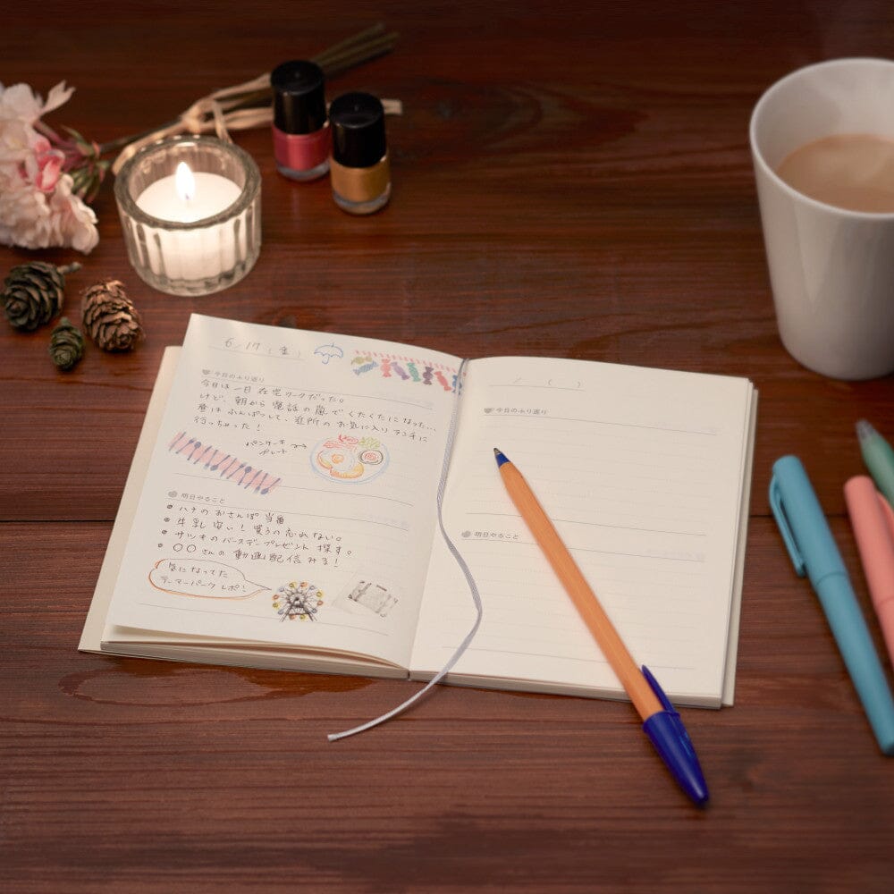 Daigo Tea & Diary Time Evening Diary A6 - Night Sky Tools & Accessories Daigo 