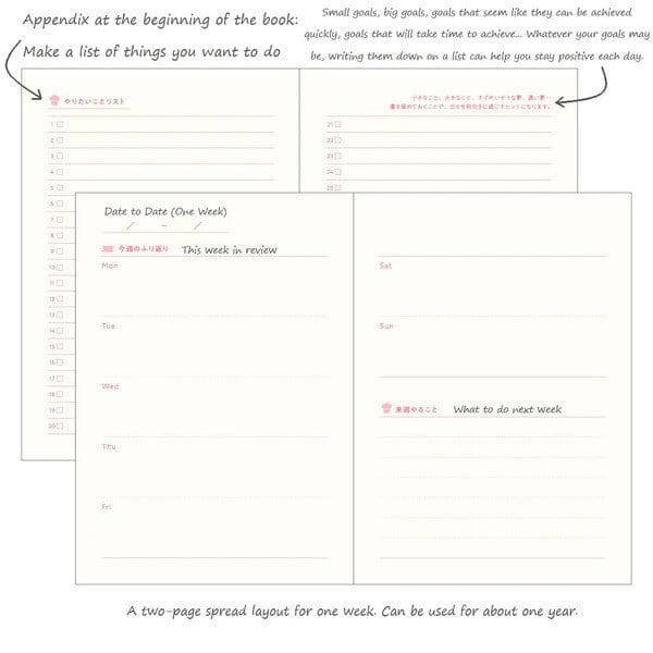 Daigo Tea & Diary Time Weekend Diary A6 - Black Tea Tools & Accessories Daigo 