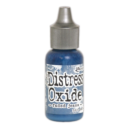 Tim Holtz Distress® Oxide® Re-Inker Faded Jeans, 0.5oz Ink Distress 
