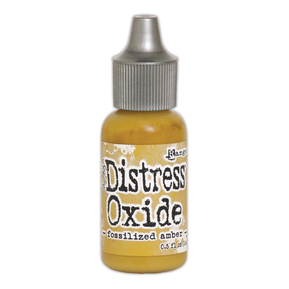 Tim Holtz Distress® Oxide® Re-Inkers Fossilized Amber, 0.5oz Ink Distress 